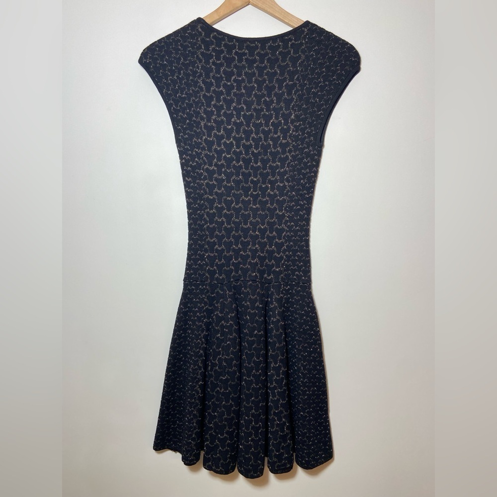 TORN BY RONNY KOBO MALU Mini DRESS Black/gold, Size S MSRP $298 - Picture 8 of 12